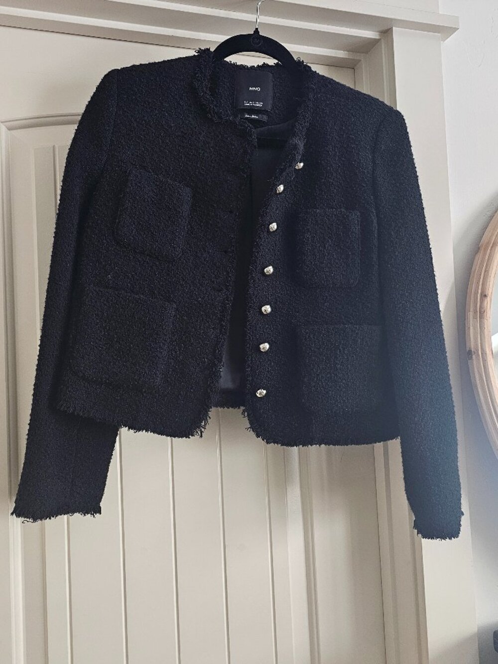 Black Fabric Suit Jacket